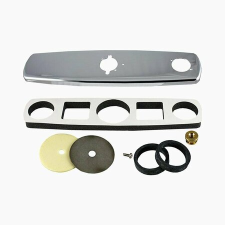 SLOAN MIX104A CP TRIM PLATE KIT 8 IN CSET 2 HL 3326015